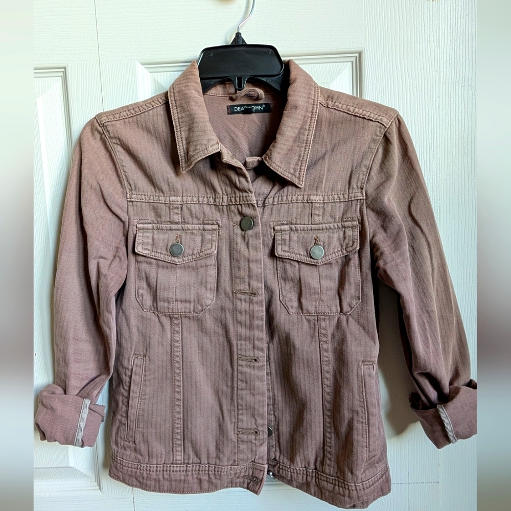 Dear John Brown Denim Jacket XS